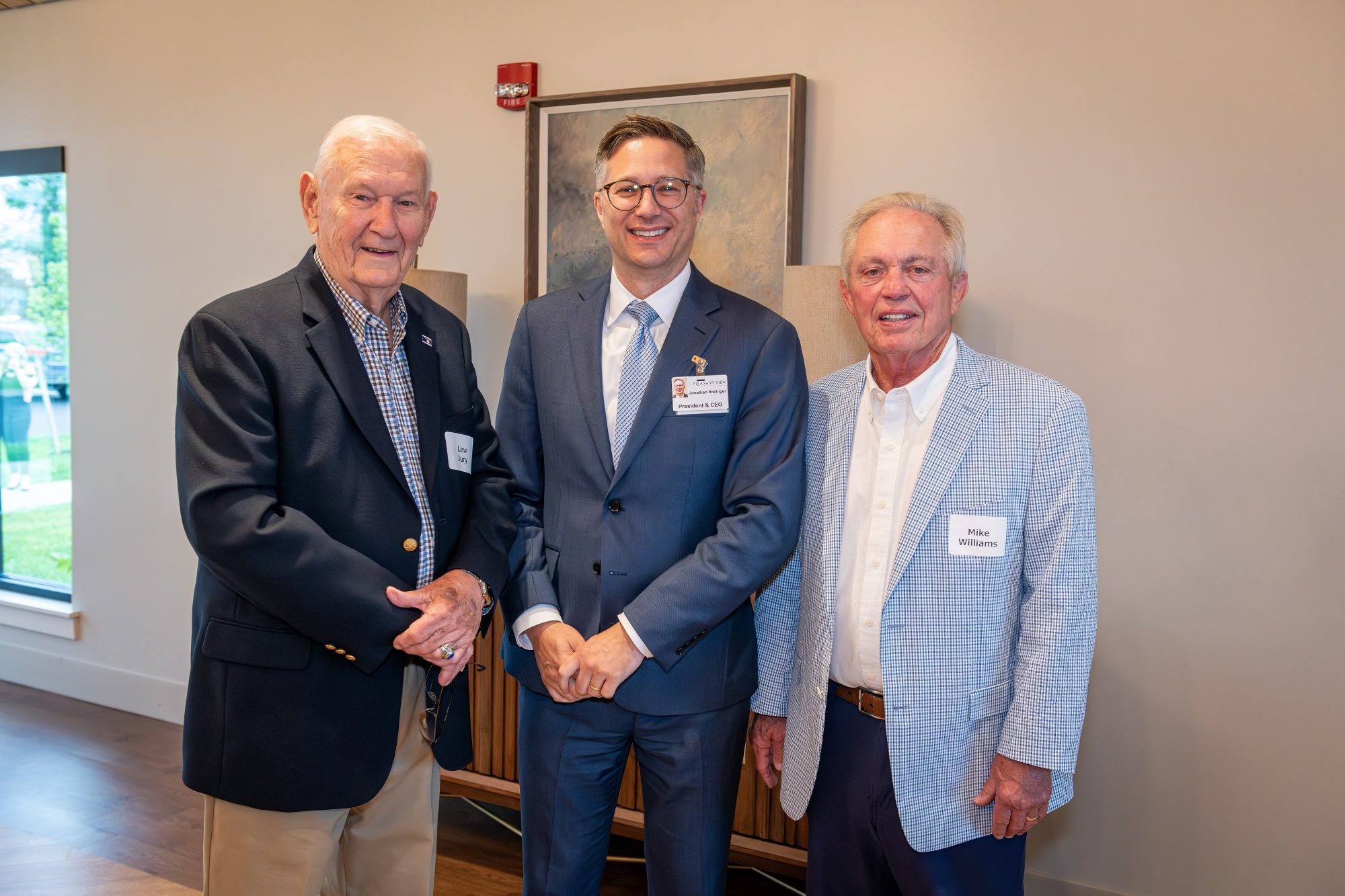 Jonathan with Lew and Mike