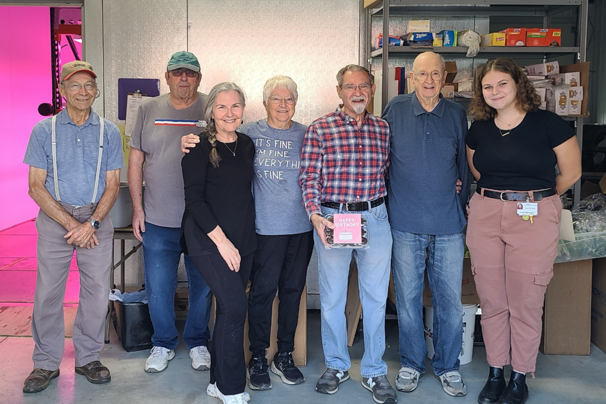 The Hydroponics Team at Hoffer Farm
