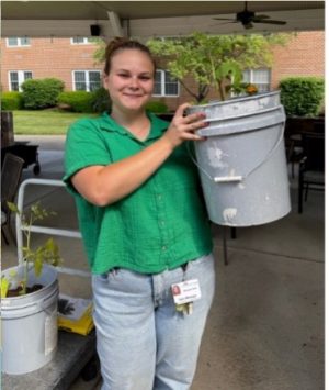 Farm Manager Olivia St. Clair